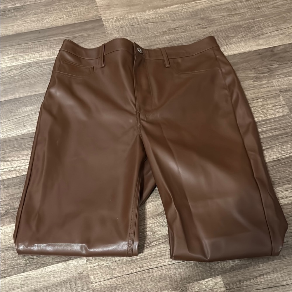 Women's Brown Leather pants